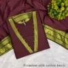 Women's Silk Cotton Festival Wear Kurti Set with Contrast Zari Weaving Dupatta | S to 3XL - Image 11