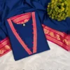 Women's Silk Cotton Festival Wear Kurti Set with Contrast Zari Weaving Dupatta | S to 3XL - Image 12