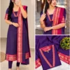 Women's Silk Cotton Festival Wear Kurti Set with Contrast Zari Weaving Dupatta | S to 3XL - Image 22