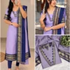 Women's Silk Cotton Festival Wear Kurti Set with Contrast Zari Weaving Dupatta | S to 3XL - Image 8