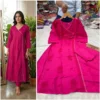 Angrakha Style Embroidered Kurta Pant Set for Women | Pure Rayon Cotton A-Line Kurti with Lace & Tassels (M–XXL) - Image 4