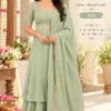 ATHIYA Rangoli Crush Kurti with Skirt Set – Embroidered Front-Slit Festive Ethnic Suit with Dupatta - Image 3