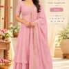 ATHIYA Rangoli Crush Kurti with Skirt Set – Embroidered Front-Slit Festive Ethnic Suit with Dupatta - Image 4