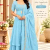 ATHIYA Rangoli Crush Kurti with Skirt Set – Embroidered Front-Slit Festive Ethnic Suit with Dupatta - Image 7