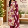 Bamboo Cotton Printed Kurti Pant Set with Tie-Dye Dupatta - Image 7