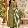 Bamboo Cotton Printed Kurti Pant Set with Tie-Dye Dupatta - Image 9