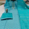 Banarasi Silk Kurti Pant Set with Dupatta - Image 12