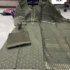Banarasi Silk Kurti Pant Set with Dupatta - Image 17