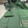 Banarasi Silk Kurti Pant Set with Dupatta - Image 20