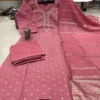 Banarasi Silk Kurti Pant Set with Dupatta - Image 21