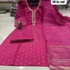 Banarasi Silk Kurti Pant Set with Dupatta - Image 24