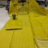 Banarasi Silk Kurti Pant Set with Dupatta - Image 27