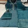 Banarasi Silk Kurti Pant Set with Dupatta - Image 29