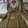 Bandhani Discharge Print Pure Cotton Kurti Pant Set with Dupatta – 3-Piece Suit with Side Pocket & Cowrie Dori Detailing | Daily & Festive Wear - Image 7