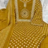 Bandhani Print Mirror Work Anarkali Kurta Pant Set - Image 4