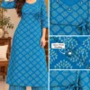 Bandhej Angrakha Kurti with Palazzo 2 Piece Set