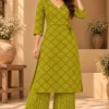 Bandhej Angrakha Kurti with Palazzo 2 Piece Set - Image 9