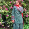Cotton Block Print Kurti with Farshi Salwar & Dupatta Set - Image 5