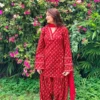 Cotton Block Print Kurti with Farshi Salwar & Dupatta Set - Image 7