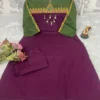 Dabu Cotton Mirror Work Kurti Pant Set with Tassels (L–4XL) - Image 4