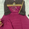 Dabu Cotton Mirror Work Kurti Pant Set with Tassels (L–4XL) - Image 6