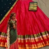 Dasara Movie Keerthy Suresh Soft Silk Zari Lehenga Set - Image 6