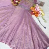 Designer Crush Gown with Sequins Work Koti Jacket & Dupatta Set | Festive Anarkali Maxi Dress - Image 10