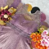Designer Crush Gown with Sequins Work Koti Jacket & Dupatta Set | Festive Anarkali Maxi Dress - Image 9
