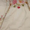 Embroidered Cotton Flared A-Line Kurta Pant Set with Mulmul Dupatta – Festive 3-Piece Suit - Image 13