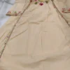 Embroidered Cotton Flared A-Line Kurta Pant Set with Mulmul Dupatta – Festive 3-Piece Suit - Image 9