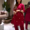 Embroidered Cotton Flared Kurti & Palazzo Co-Ord Set (M–3XL) - Image 11
