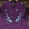 Embroidered Cotton Flared Kurti & Palazzo Co-Ord Set (M–3XL) - Image 9