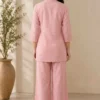 Embroidered Cotton Flex Co-ord Set with Palazzo Pants | Women's Tunic Top with Pockets 2-Piece Suit - Image 15