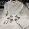 Embroidered Cotton Flex Co-ord Set with Palazzo Pants | Women's Tunic Top with Pockets 2-Piece Suit - Image 4
