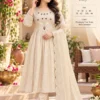 Embroidered Mul Chanderi Anarkali Kurta Pant with Scallop Dupatta Set | Readymade Festive 3-Piece Suit (M–XXL) - Image 4