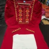 Embroidered Pure Cotton Short Kurti with Heavy Cotton Flex Pant Set – With Pockets - Image 5