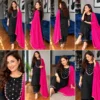 Embroidered Rayon Kurti Pant Set with Leheriya Kota Doria Dupatta - Image 7