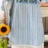 Floral Embroidered Cotton Slub Striped Kurti with Afghani Salwar Pant Set – 2-Piece Ethnic Suit - Image 6
