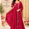 Fully Lined Rangoli Crush Long Frock with Dupatta – Heavy Flare Ethnic Gown for Women - Image 7