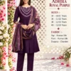 Girls Roman Silk Embroidered Kurti Pant Set with Dupatta - Image 9