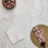 Heavy Cotton Silk Kurti Pant Set with Tone-on-Tone Chikankari Work | Festive 2-Piece Embroidered Kurta Set (Sizes M to 5XL) - Image 5
