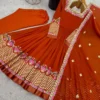 Heavy Georgette Sequence Embroidered Anarkali Suit Set - Image 12