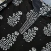 Indigo Blue Ajrakh Block Print Cotton Suit Set | Handcrafted Mirror Work Kurti Pant Dupatta 3-Piece Set (Wholesale) - Image 12