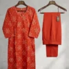 Jaipuri Bandhani & Floral Printed Cotton Kurta Pant Set for Women | 2-Pc Casual Co-Ord Set - Image 12