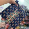 Jaipuri Block Print Pure Cotton Kurta Skirt Set with Malmal Dupatta | Flared Gopi Dress Party Wear 3-Piece Suit - Image 2