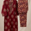 Jaipuri Discharge Print Pure Cotton Kurti Pant Set with Pocket – 2-Piece Straight Kurta & Miyani Pant Set for Women (Sizes S to 4XL) - Image 17