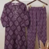 Jaipuri Discharge Print Pure Cotton Kurti Pant Set with Pocket – 2-Piece Straight Kurta & Miyani Pant Set for Women (Sizes S to 4XL) - Image 2