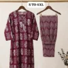 Jaipuri Discharge Print Pure Cotton Kurti Pant Set with Pocket – 2-Piece Straight Kurta & Miyani Pant Set for Women (Sizes S to 4XL) - Image 3