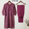 Jaipuri Discharge Print Pure Cotton Kurti Pant Set with Pocket – 2-Piece Straight Kurta & Miyani Pant Set for Women (Sizes S to 4XL) - Image 5