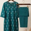 Jaipuri Discharge Print Pure Cotton Kurti Pant Set with Pocket – 2-Piece Straight Kurta & Miyani Pant Set for Women (Sizes S to 4XL) - Image 6